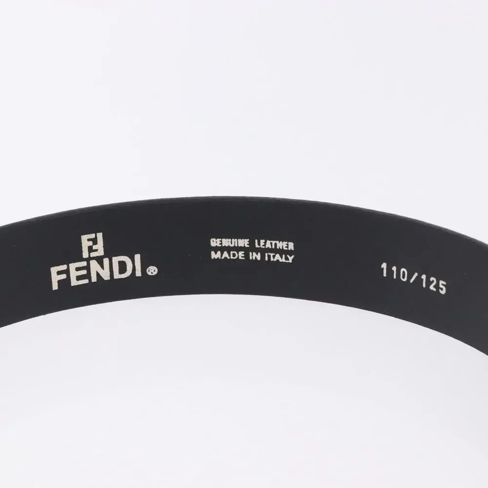 Fendi Leather Belt Black
